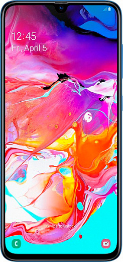 Смартфон Samsung Galaxy A70 (синий)